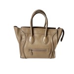 Celine Luggage Grainy Leather Tote Bag